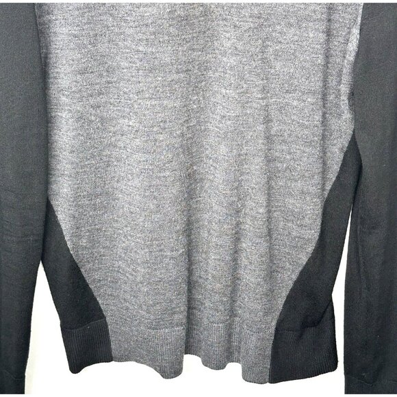 Michael Kors Mens Sweater Extra Fine Merino Wool Preppy Pullover Gray Size Large - Picture 4 of 10
